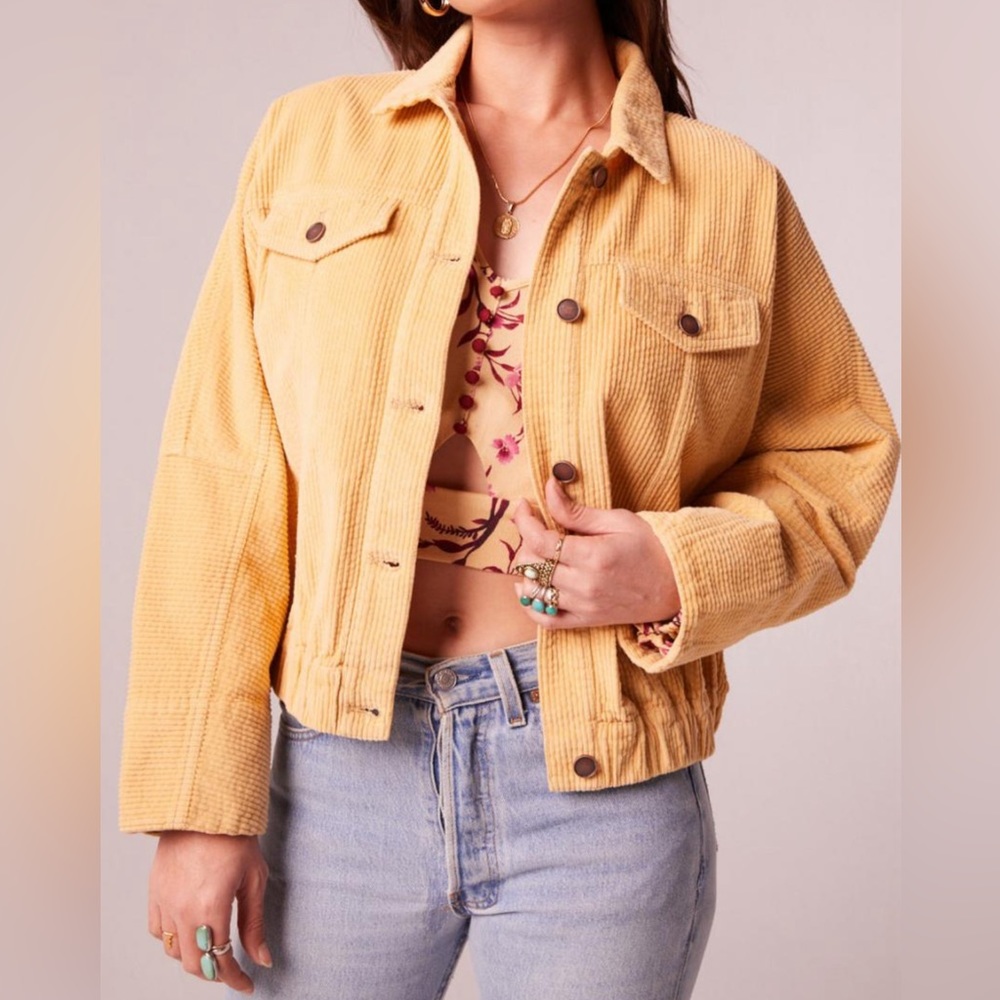 BAND OF THE FREE - “Other Side” Corduroy Jacket in Sand